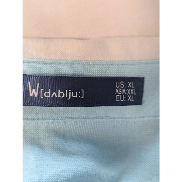 Bundle of Doublju Men's Polo Shirts Short Sleeve Light Blue & Gray Soft Sz XL - Picture 8 of 11